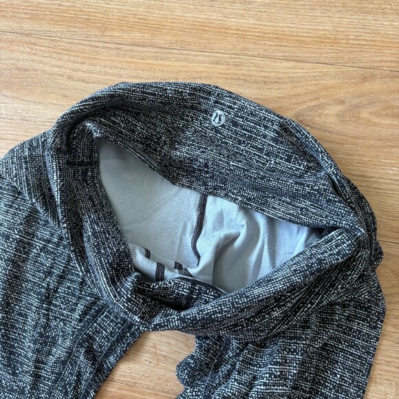 Lululemon Athletic Align HR Crop Yoga Pants 21” Twillines Ice Black Women’s Sz 6 - Picture 8 of 11